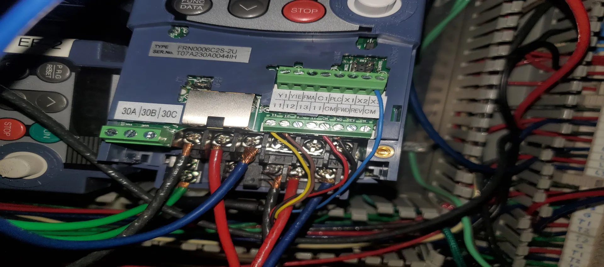 Fan Control Wiring Panel