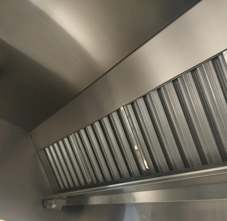 Cleaned Commercial Kitchen Hood Filters